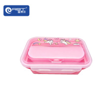 Plastic student bento box cartoon cute