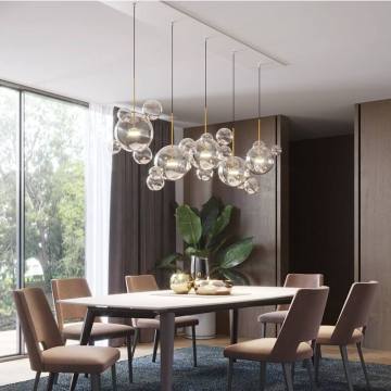 Led Chandelier Glass Bubble Pendant Lamp Hanging Light