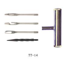 4 in 1 chromed metal handle tool, for truck Tire repair tool