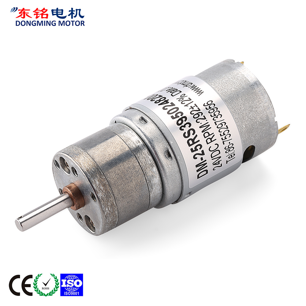 dc motor and gearbox