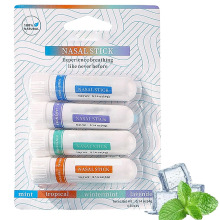 Private Brand Quick Relief Clears Stuffy Nose Breathe Easy Refreshing Essential Oils Aromatic Menthol Nasal Inhaler Sticks