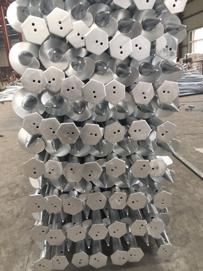 Ground Screw Pile For Photovoltaic Solar Mounting System