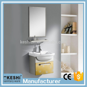 china sanitary ware wall hunging bathroom vanities cabinets with mirror