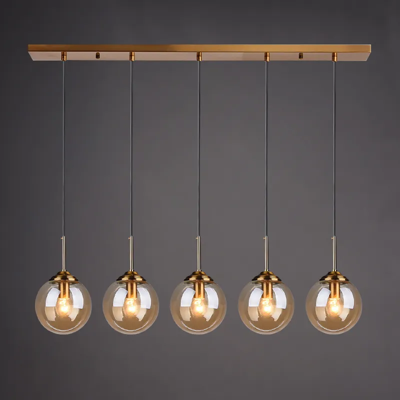 Home Lighting Indoor E27 Classic Glass Bubble Ball LED Ceiling Pendant Lamp