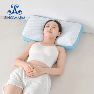 Custom LOGO Ergonomic Sleeping Cervical Orthopedic Memory Foam Bed Pillows