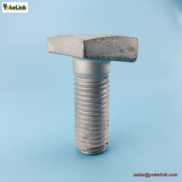 3/4 Square Askew Head Bolt with wedge-shaped head