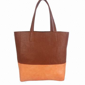 Hot selling ladies' handbag with color matching material