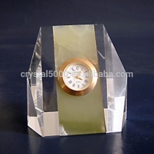 K9 crystal gift crystal table clock crystal mosaic clock
