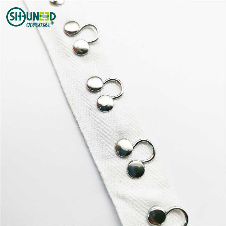 High quality garment accessories coat hook and eye tape