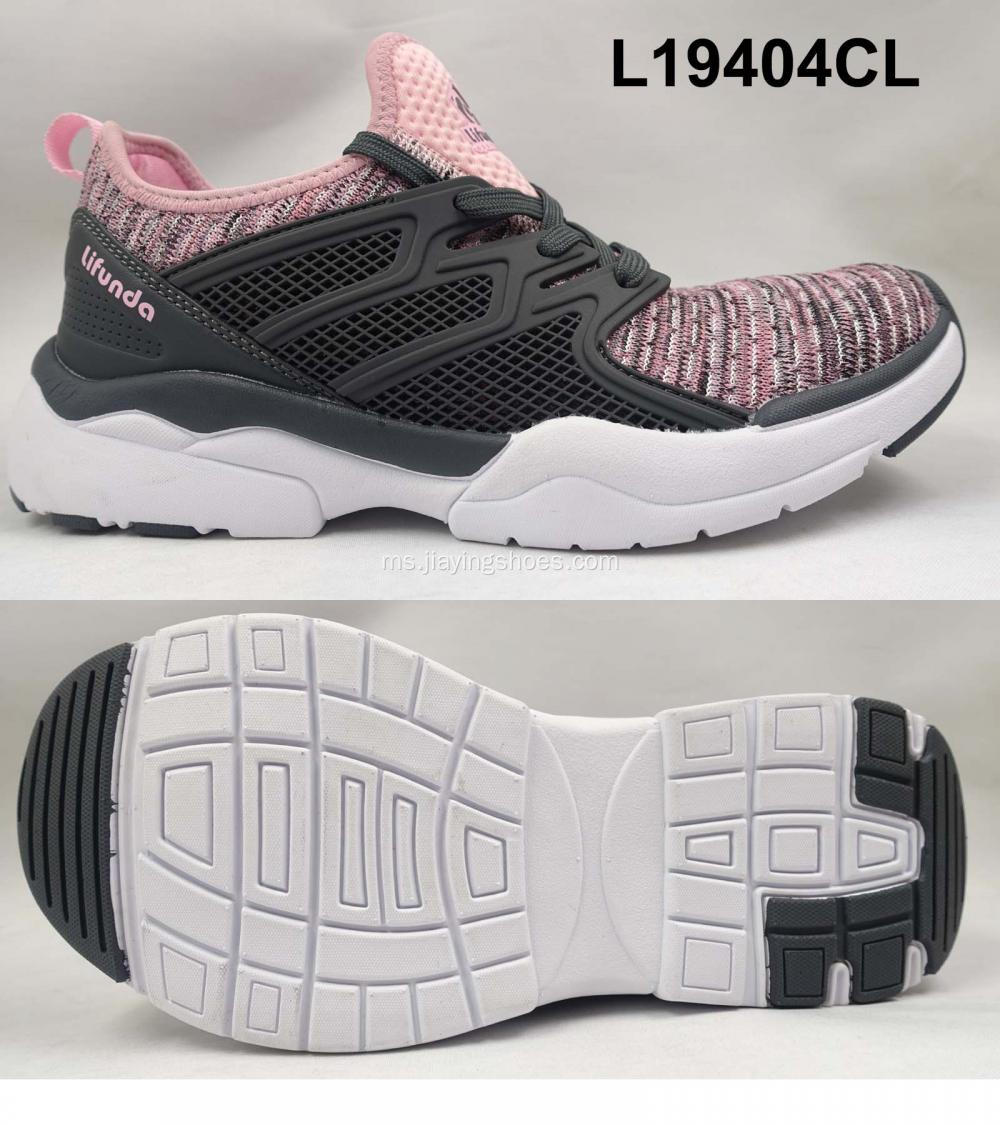Lady running pvc patch shoes
