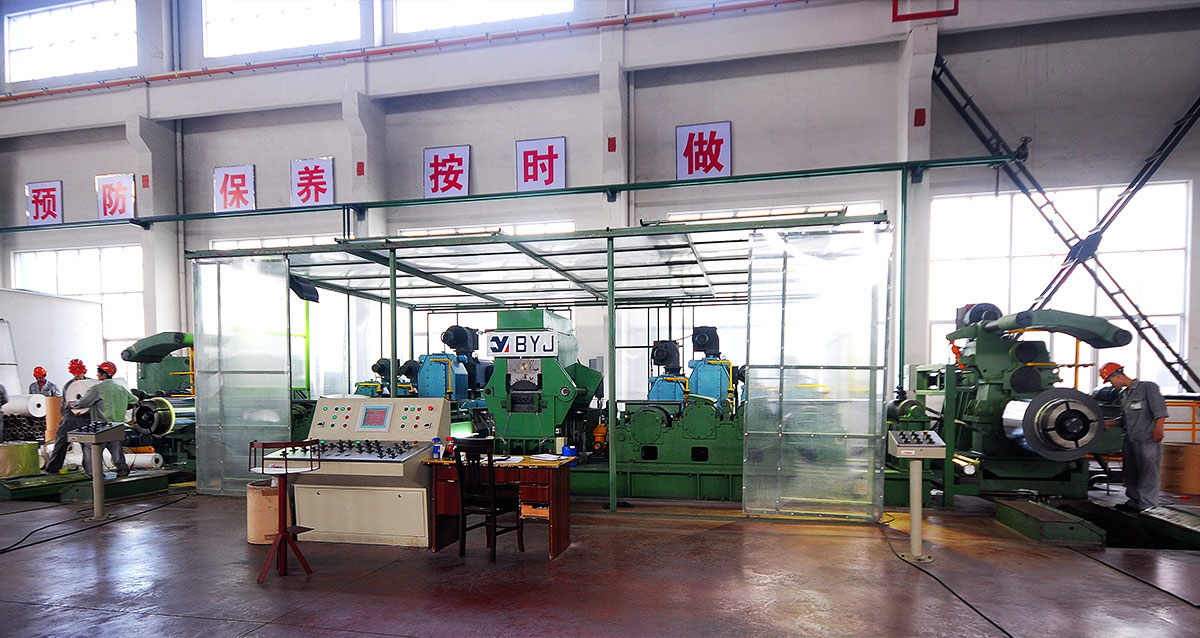 stainless steel coil straight line workshop