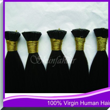Remy Brazalian human hair extension , i tip hair extension,virgin remy Pre-bonded hair