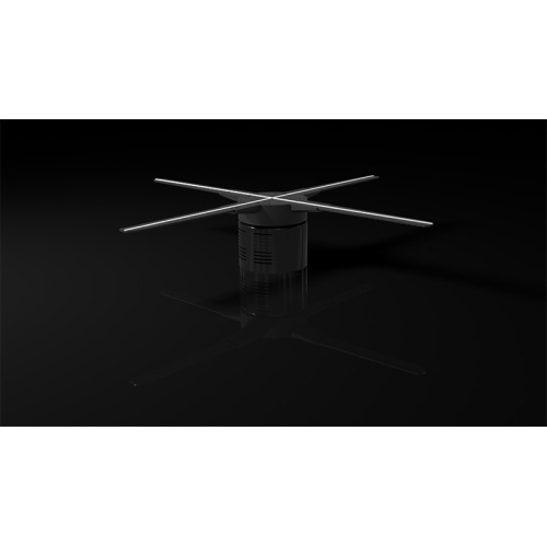 3D Holographic Advertising LED Fan Display 100cm diameter