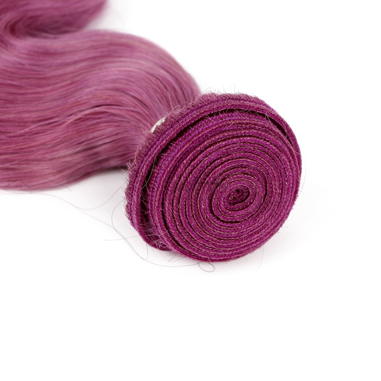 Hot Sale Fast Shipping Body Wave Purple 99j Human Hair Bundles