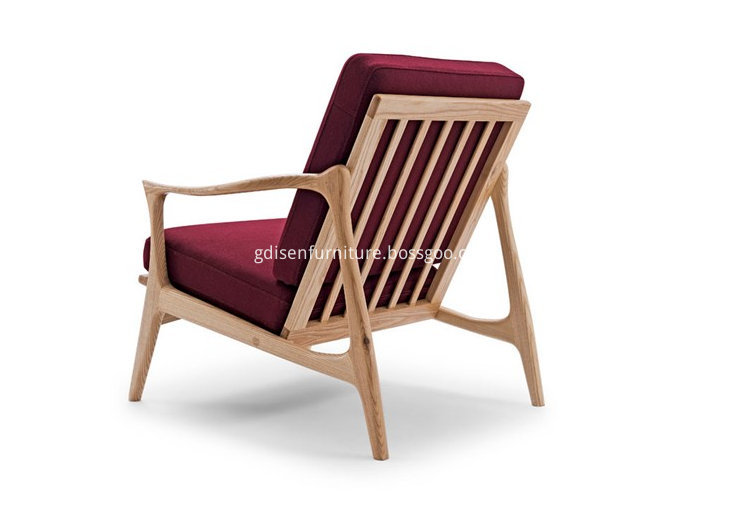 Hotel wood lounge chair