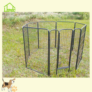 Eight panels square tube puppy dog playpen