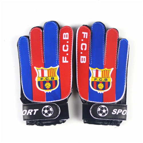 Luvas de futebol com protetores de dedos