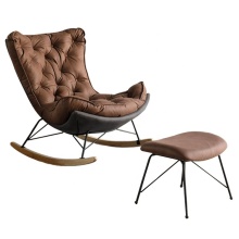 2020 New Model Stylish Glider Rocking Chair with Padded Cushion