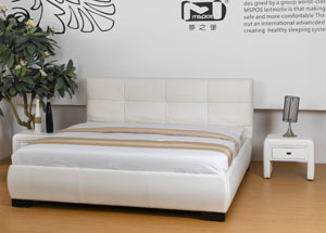 Leather & PU soft bed frame