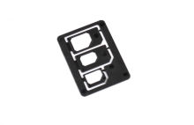 3ff Sim Adapter , Triple Pc Normal Sim Card Holder With Plastic Abs