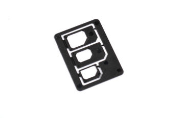 3ff Sim Adapter , Triple Pc Normal Sim Card Holder With Plastic Abs