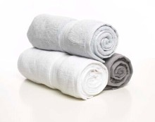 100% Cotton Satin Border Bath Towels Unique Design