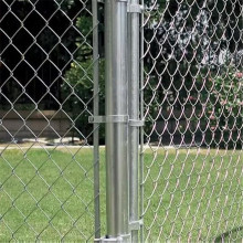 Galvanized Chain Mesh Fence Opening