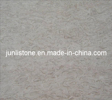 White Crabapple marble slab and tile(Yunnan White Marble)