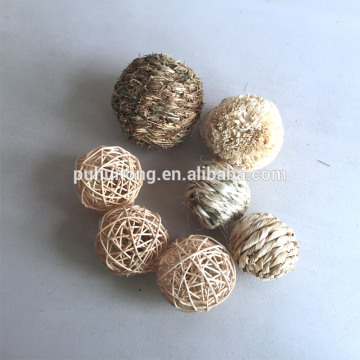 Rattan ball, natural grass ball, pet ball