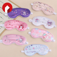 Silk-like cartoon eye mask