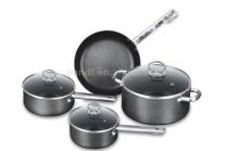 7PCS HARD ANODIZED COOKWARE SET