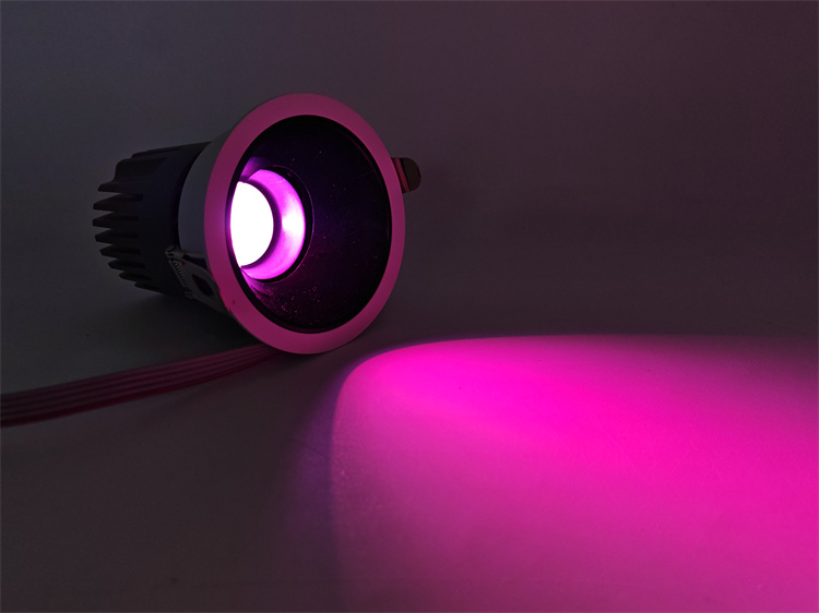 High quality  home decoration LED 20W RGBW  SPI USC2904 spotlight led downlight ceiling spotlights