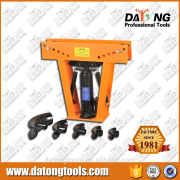 12 Ton 180 Degree hydraulic Plumber Fitters Pipe Bender with 6 Dies