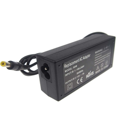 Adaptador de corriente continua de 12 V y 5 A CA para LED