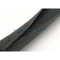 Black Pet Wrap Braided Sleeving with Velcro