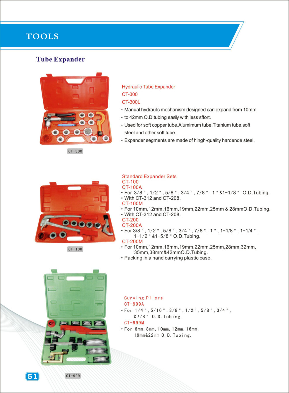 Refrigeration HVAC Tube Expander(CT-999A/M)