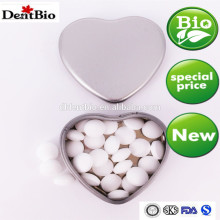 tin packaged sugar free various flavour refreshing heart mints in tin can
