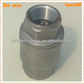 2PC spring Vertical 800WOG stainless steel function of check valve