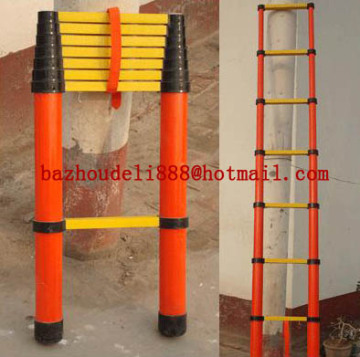 Single step extension FRP ladder