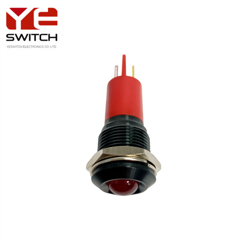 YESWITCH 16mm Waterproof Red Indicator Charging Pile