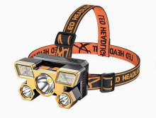 High Lumen Headlamp Adjustable Angle Rechargeable