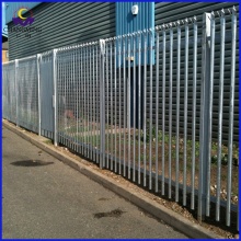1.8m high W section Hot Dip Galvanised Palisade Fences