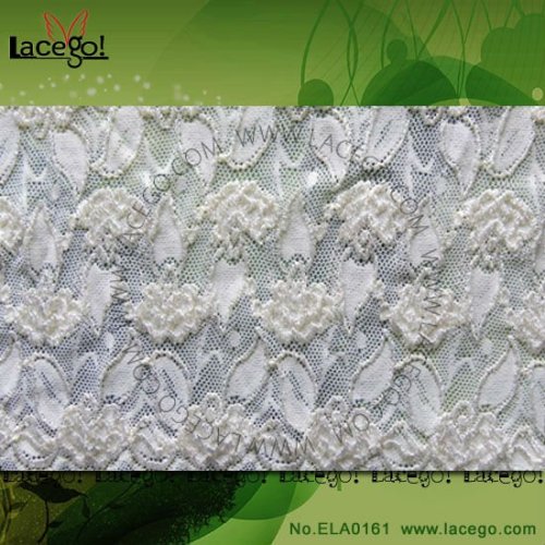 Machine Knitting Embroidery ruffled lace fabric