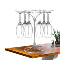 Rotating wine glass and metal goblet drying rack