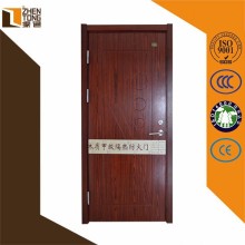 China Cheap Interior Fire-rated timber-veneer solid wood door