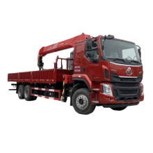 Dongfeng Liuzhou Chenglong cargo truck mounted Sany Palfinger hydra crane 12 ton sale in Uruguay