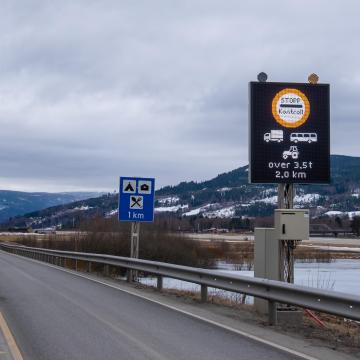 EN12966 Compliant P10mm Variable Message Sign for Traffic