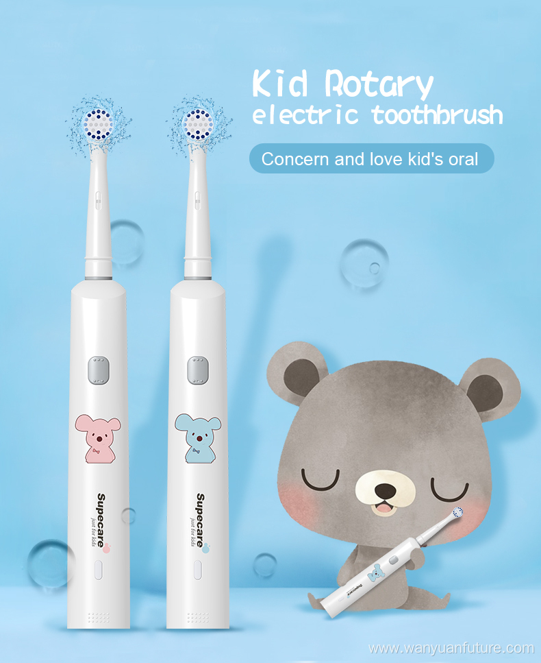 Rotating electric toothbrush kids electric toothbrush