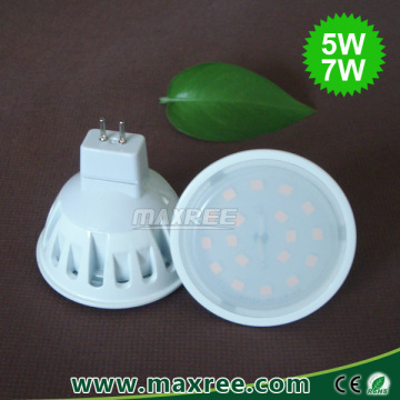 high quality mr16 12v white led spotlight Aluminium housing 5W 7W mr16 led lamp 12v, 12v led lamp