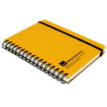 Hard Cover Spiral Notebooks with Elastic Band